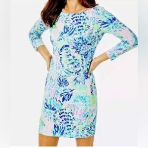 Lilly Pulitzer Sophie Dress UPF 50 Shell of a Party Sz XL
